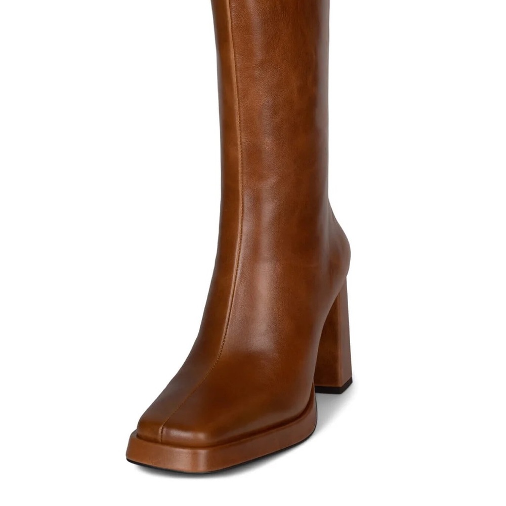 Jeffrey Campbell Brown Leather Boots - Picture 11 of 13